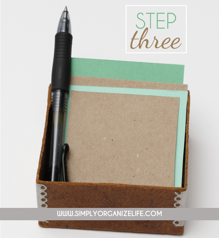 Organize-Your-Life-With-Scrap-Paper-Step-3-Simply-Organize-Life